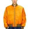 w-type-d1 Oval D nakışlı yastıklı bomber ceket w-type-d1 Oval D nakışlı yastıklı bomber ceket