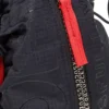 zip-d crossbody x Zip-D-Sling çanta, ekose jakarlı dış yüzey