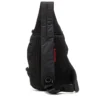 zip-d sling bag x Zip-D-Sling sırt çantası, kareli jakarlı dış yüzey
