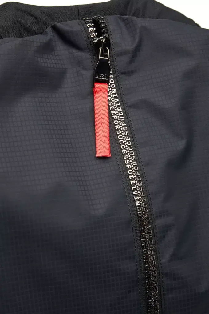 zip-d sırt çantası x Zip-D-Sırt Çantası, ekose jakarlı dış yüzey